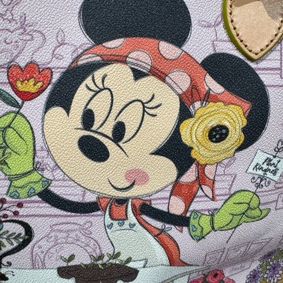Dooney and Bourke Disney Minnie Mouse 2018 Flower Garden Tote - Picture 2 of 9